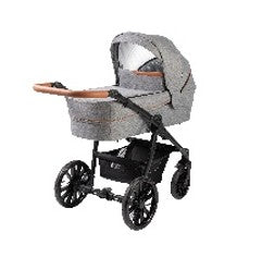 TRILLE Royal Barnevogn, Ebony/Sort