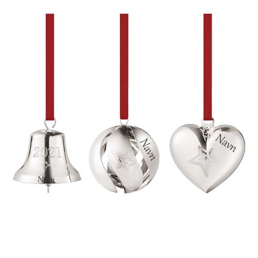 Georg Jensen ophængsæt 2021 i palladium - med eller uden graveret navn