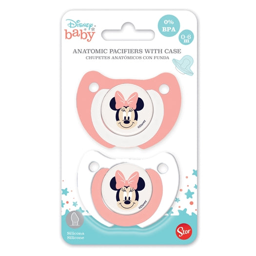 Anatomiske silikonesutter Disney Minnie Mouse 6+ mdr
