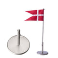 Fortinnet bordflag 30 cm MED NAVN & DATO
