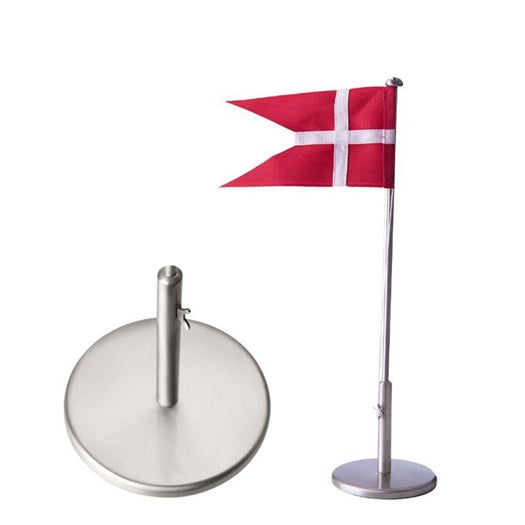Fortinnet bordflag 30 cm MED NAVN & DATO