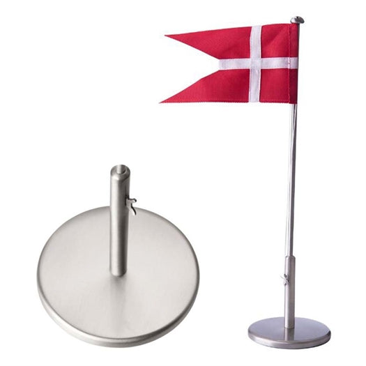 Fortinnet bordflag 40 cm MED NAVN & DATO