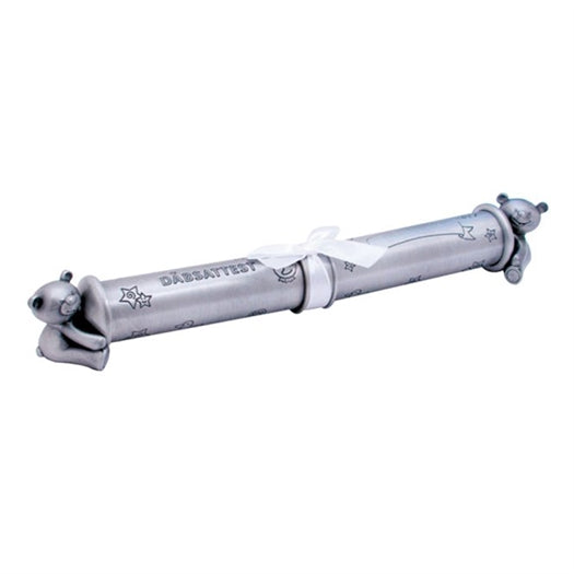 Dåbsrør Twinkle Twinkle MED NAVN & DATO Fortinnet