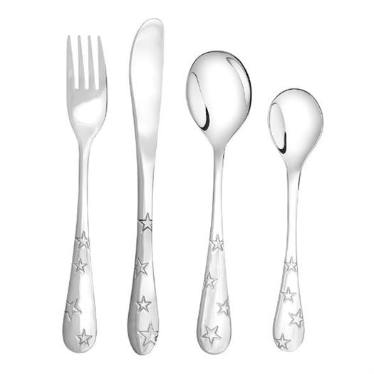 X Børnebestik med Stjerner