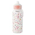 Mepal pop-up drikkedunk MED NAVN - Flowers & Butterflies
