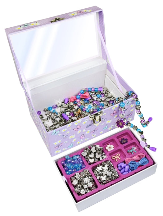 💎✨ Fyldt smykkeskrin med spejl – skab dine egne smukke smykker ✨💎