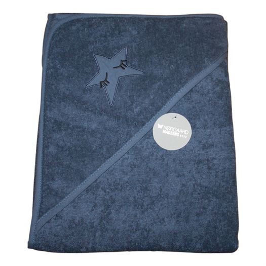 Badeslag med sovende stjerne 100x100 cm - Navy