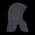 Fixoni Balaclava 1 lag Uld Str 92  - Dark Grey
