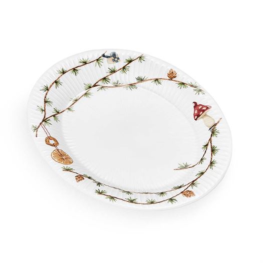 Hammershøi Christmas Ovalt bordfad 28,5x22,5 cm