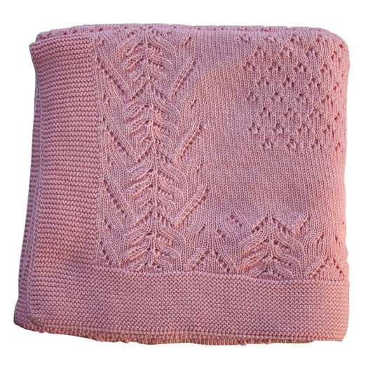 Babytæppe ANA Dusty Rose - 85x100 cm