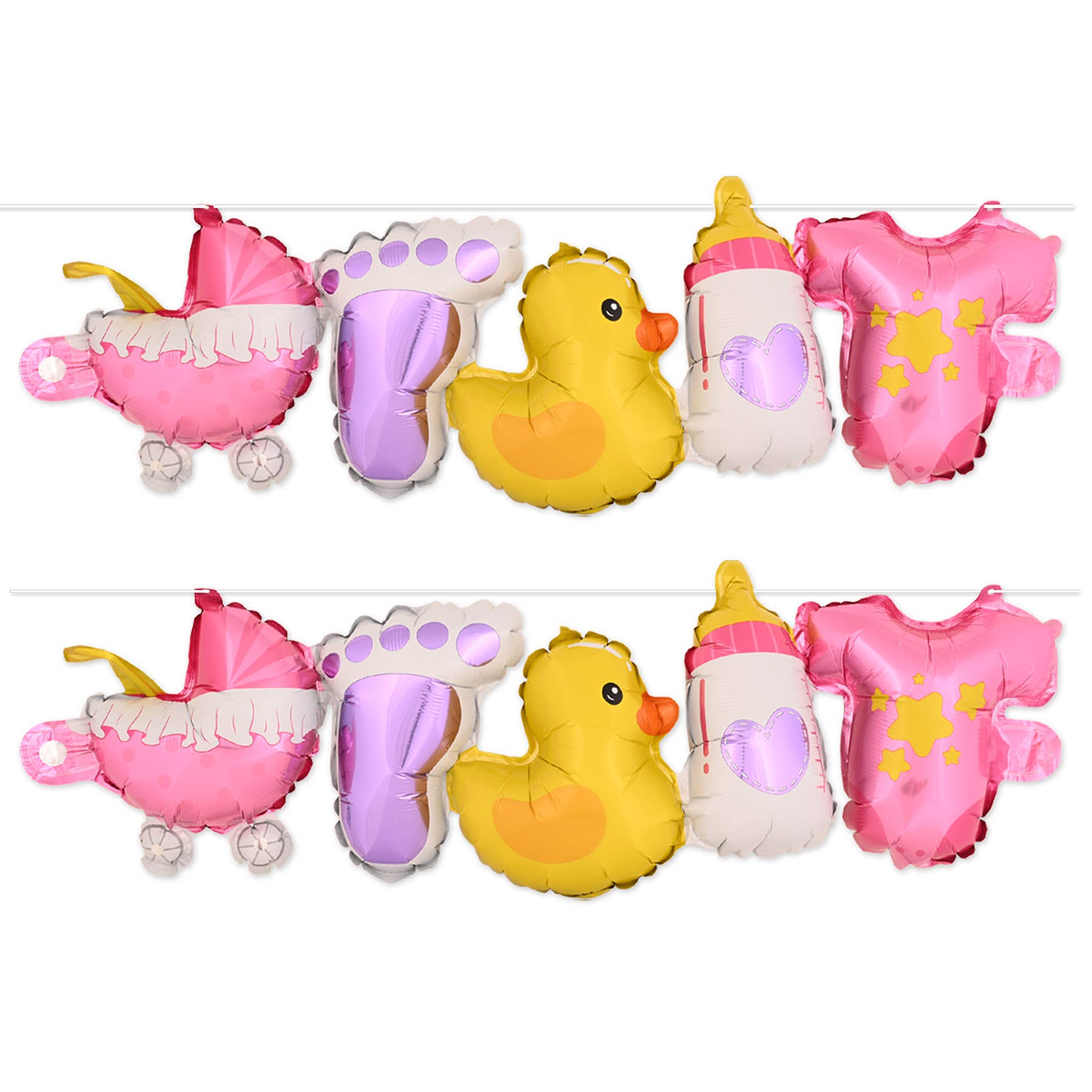 Baby Girl Ballon Streamers