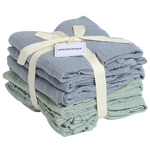 Babypakke med stofbleer - Ocean - Mininor