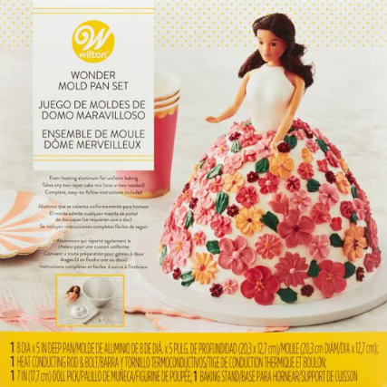 Barbie bageform - wilton wonder mold kit