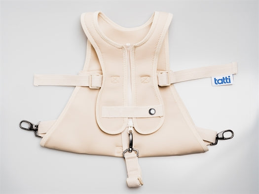 Barnevognssele, Tatti Beige - Vest model - Dansk produceret - Varefakta godkendt