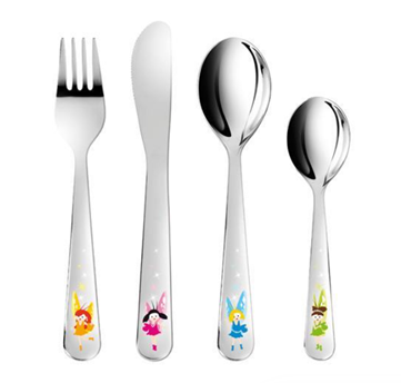 Børnebestik Tescoma bambini med feer i Stainless steel med navn
