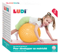 Sansebold med massageknopper XXL, Gul 45 cm - Ludi