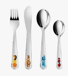 Børnebestik Tescoma Sjove dyr på, med navn