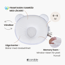 Candide Panda Pude Air - Hvid