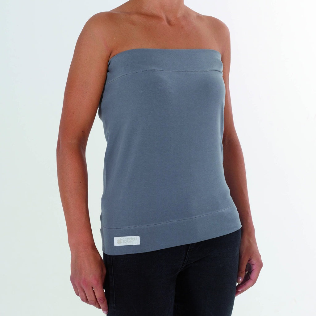 Candide Hud Mot Hud Topp - Grå (S/M)