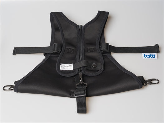 Barnevognssele - vest model Tatti Sort - Varefakta Godkendt - Dansk produceret