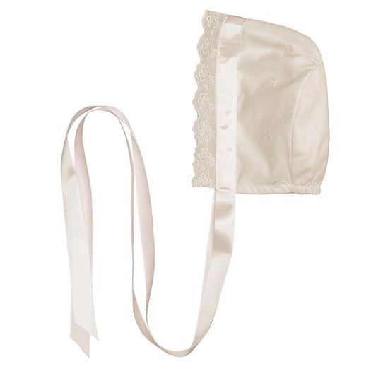 Dåbskyse med blonder, Råhvid - Jocko