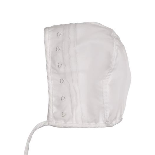 Dåbskyse i organza med hjerter, Offwhite - Jocko