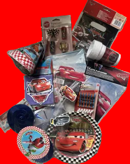 Disney Cars McQueen temafest pakke
