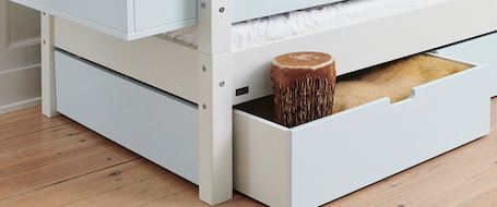 Hide-a-way kit til sengeskuffer, Snow White hvid - Manis-h