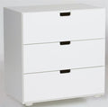Kommode m. 3 skuffer, Snow white hvid - Manis-h