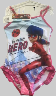 Ladybug Miraculous badedragt i lyserød