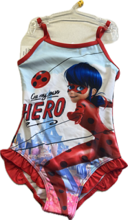 Ladybug Miraculous badedragt i rød