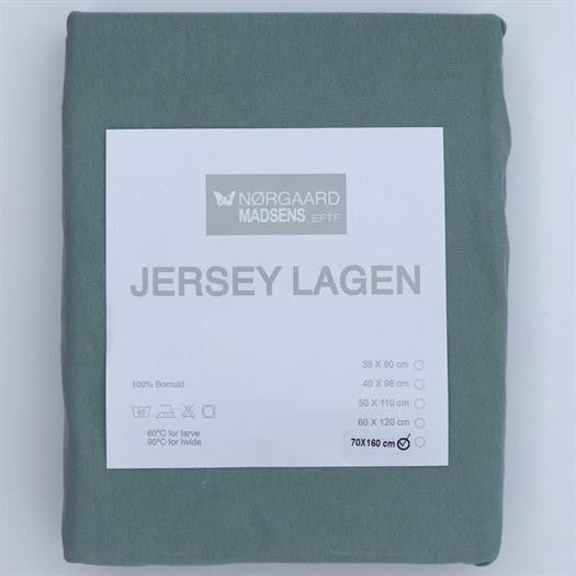Lagen Jersey 60x120 cm Dusty Green - Nørgaard Madsen