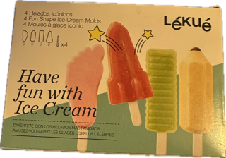 Lékué pakke med 4 isforme