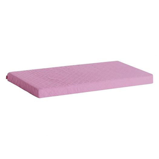 Madrasbetræk Quiltet, Fuchsia Pink 200x90x9 cm - Hoppekids