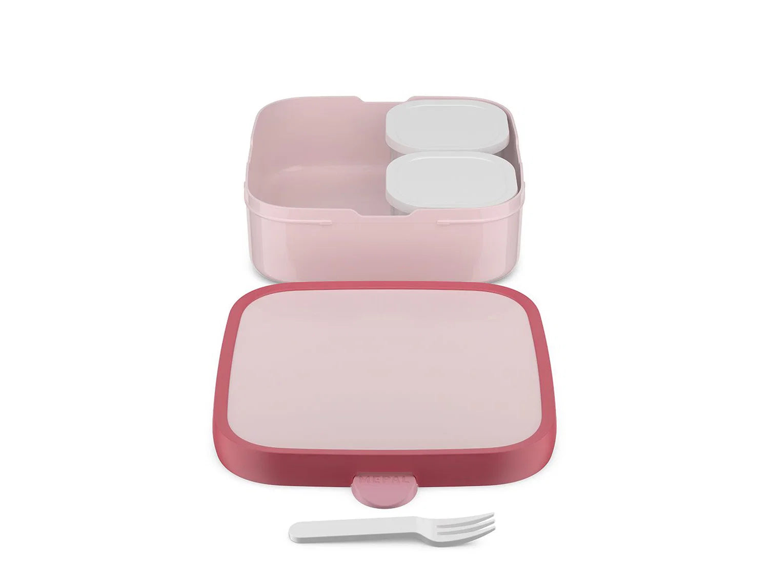 Mepal Campus Madkasse Bento 18,4 x 18,2 x 6,5 cm L Cool pink med navn