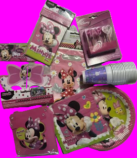 Minnie Mouse temafest pakke