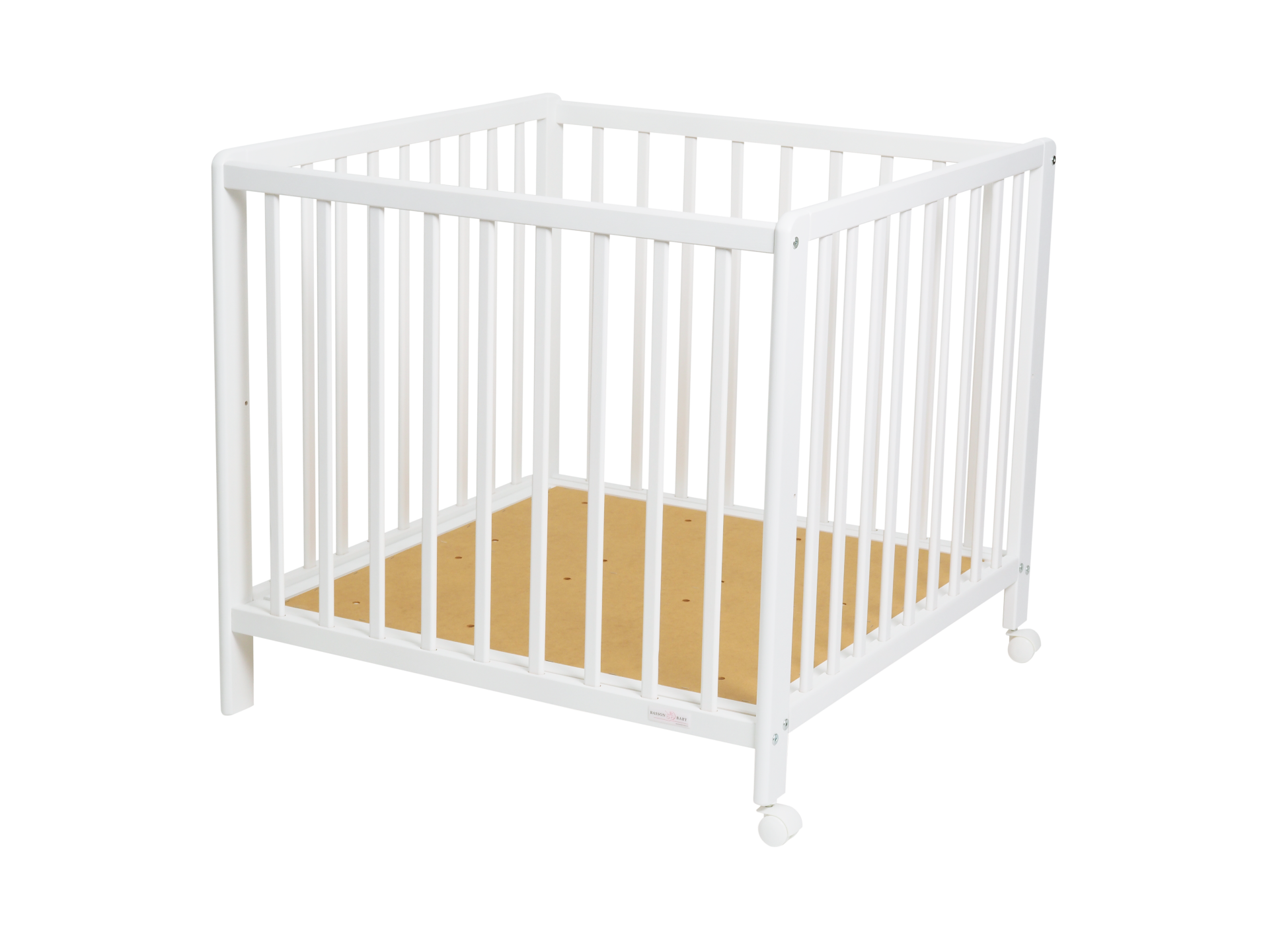 Pappa Kravlegård fra Basson 80x80 på hjul – tryg leg og hygge i hverdagen 🤍