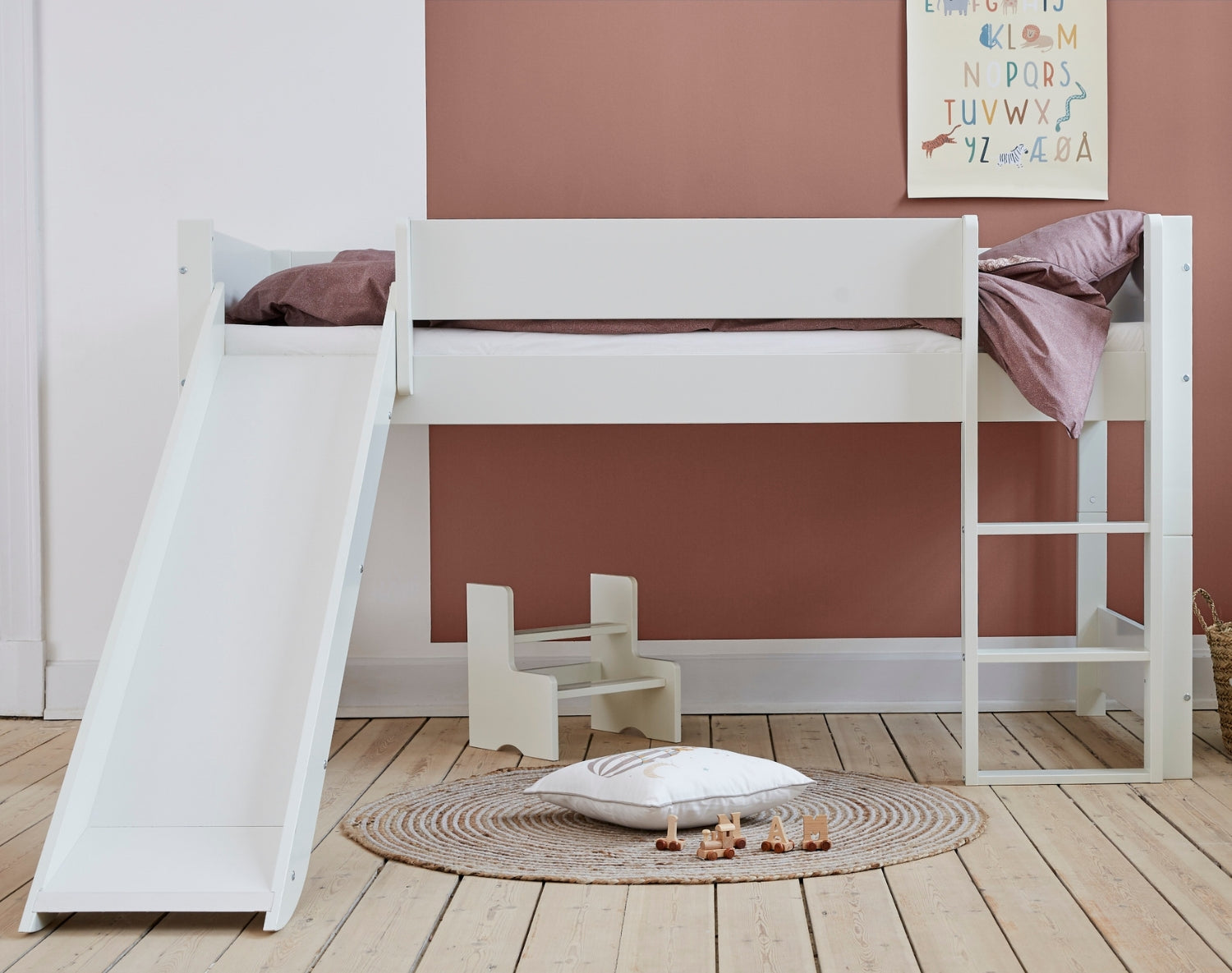 Huxie Børneseng med rutsjebane - 200cm