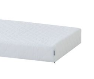 Madrasbetræk Quiltet, Hvid 160x70x12 cm - Hoppekids