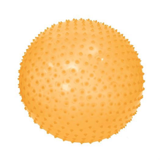 Sansebold med massageknopper XXL, Gul 45 cm - Ludi