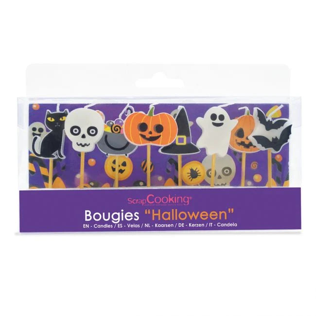 Halloween lys til kagen mega seje