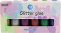 Sense - Glitterlim flasker 12 stk. – skab magi i dine kreative projekter