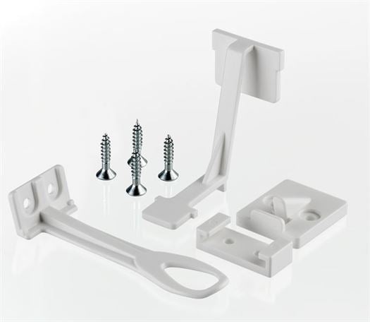 Sikring til skabe, skuffer 3 stk. Hvid - Reer