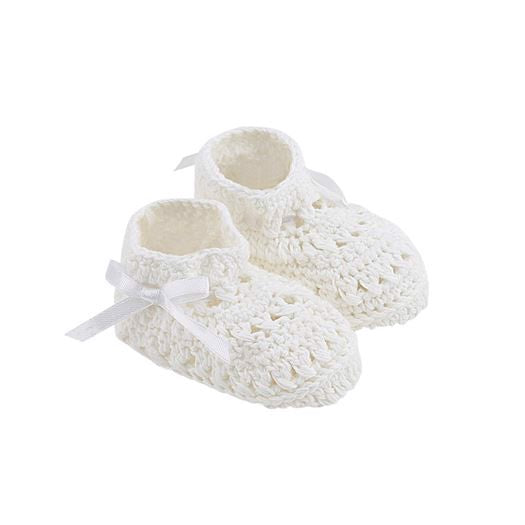 Sko, Dåbssko 0-6 mdr. Hvid eller offwhite - Jocko