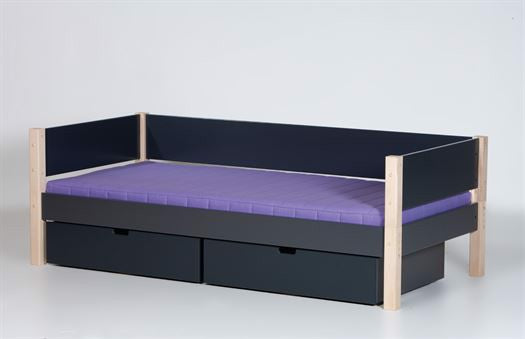 Seng med sengehest og sengeskuffer, Sif 160 cm Specialfarve - Manis-h