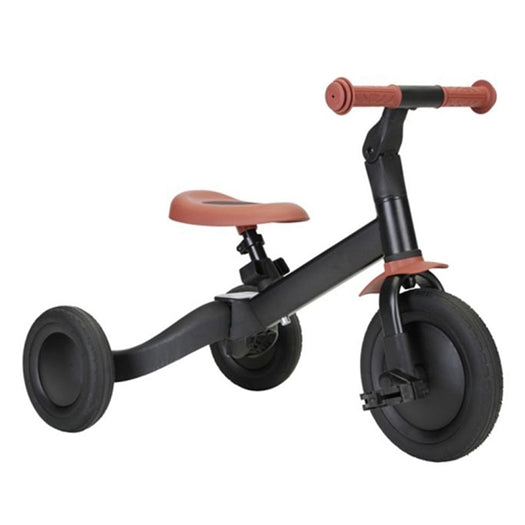 3-hjulet cykel, løbecykel i Sort/Brun, Kaya - Topmark