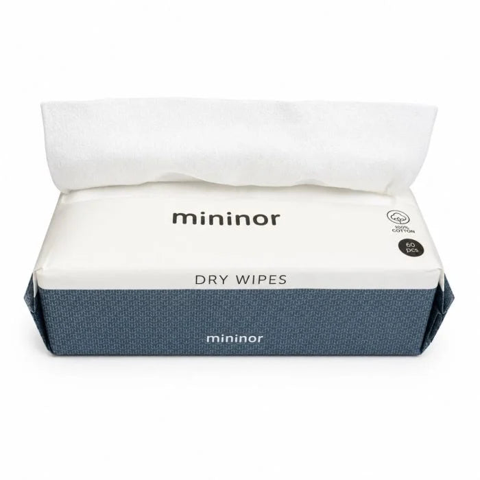 Tørservietter, Dry wipes Refill 60 stk. - Mininor
