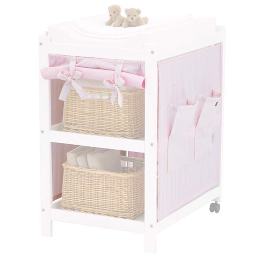 Tekstil forhæng til IDA-MARIE puslereol, Fairytale Flower - Hoppekids