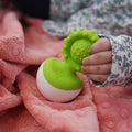 🌈 Vippe figur – 1 stk. Grøn - leg, lyd og sanser i ét 👶✨Fat Brain