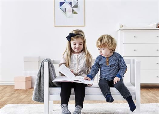 Bænk, vugge og miniseng- Hoppekids